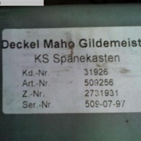 Система охлаждения DMG (DECKEL-MAHO-GILDEMEISTER) KS Spaenekasten