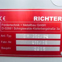 Транспортёр для удаления стружки Richter Fördertechnik SP 350-63