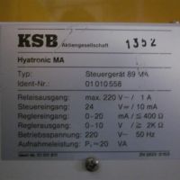 Electronics / Drive technology KSB AG Hyatronic MA - 89