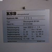 Pump control unit KSB AG Hyatronic MA - 89