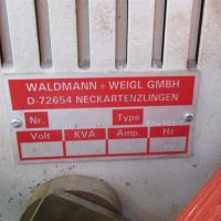 Eroding machine Waldmann+Weigel ER-400T