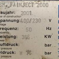 Wtryskarka - maszyna specjalna FREUDENBERG FAINJECT 2000