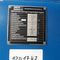 Generator prądotwòrczy DEUTZ MWM TBG 616 V12