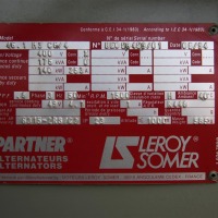 Дизельный резервный генератор LEROY SOMER LSA461M3C 6/4