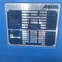 Instalación de grúa ABUS 3M 5160 H6 201.41.103 D