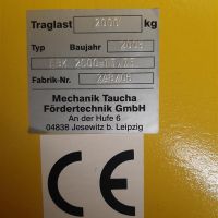 Bridge Crane - Single Beam Taucha Krane EBK 2000-15,75