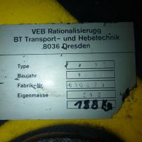 Bottle hoists, electrical lifts Rationalisierung Transport/Hebetechnik Dresden A10