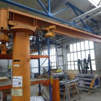 Pillar Type Swivelling Crane UNITRAS MAGDEBURG SDK III - 1,0 x 7,0 m-E-D