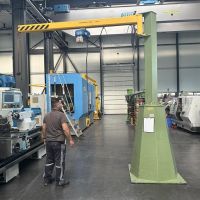 Żuraw KALTENABCH WK1/ mobiler S&auml;ulenkran(Wanderkran)