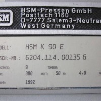 Belownica HSM PRESSEN GMBH HSM K90E