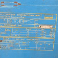 Welding Unit OERLIKON Citotrans Citotrans 501