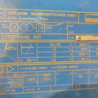 Spawarka OERLIKON Citotrans 501