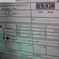 Schweißanlage OERLIKON COK 300