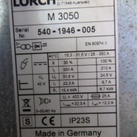 Welding Unit Lorch M3050