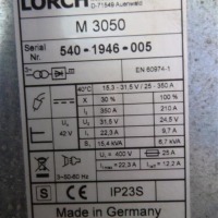 Schweißanlage Lorch M3050