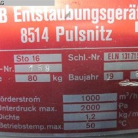 Absaugung VEB ENTSTAUBUNGSGERAETE PULSNITZ STO 16