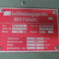 Odsysacz ENTSTAUBUNGSG. PULSNITZ 400N