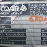 Sprężarka śrubowa ECOAIR D40