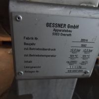 Tank for autoclave Gessner 1CB 0206 B101