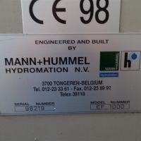 Kühlschmierstoffaufbereitungsanlage Mann+Hummel EF 1000