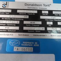 Instalación de filtrado Donaldson Torit VS550
