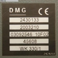 Wasserrückkühlanlage DMG WK 330-1