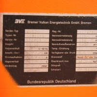 Heating system BVE BREMER VULKANTECHNIK K 120