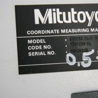 Coordinate Measuring Machine Mitutoyo Crysta-Plus 544