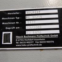 Hardness Tester WOLPERT PW 30/15