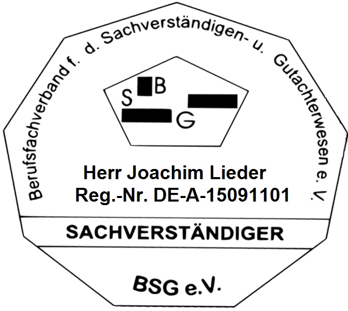 Gutachter Reg.-Nr.DE-A15091101 -BSG
