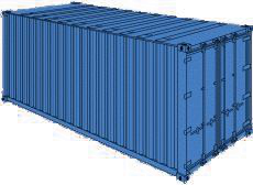 20 FT Dry Box Container